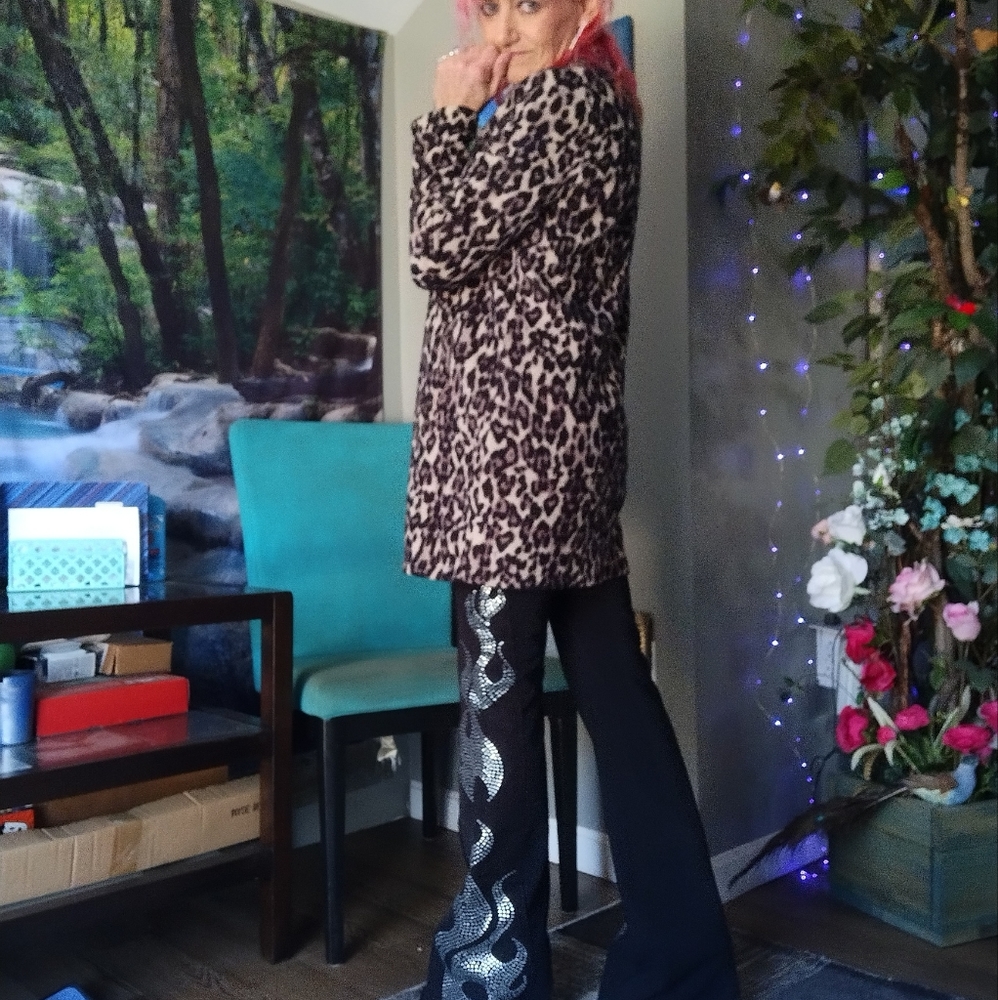 Leopard Print Soft Lightweight Coat - image 5